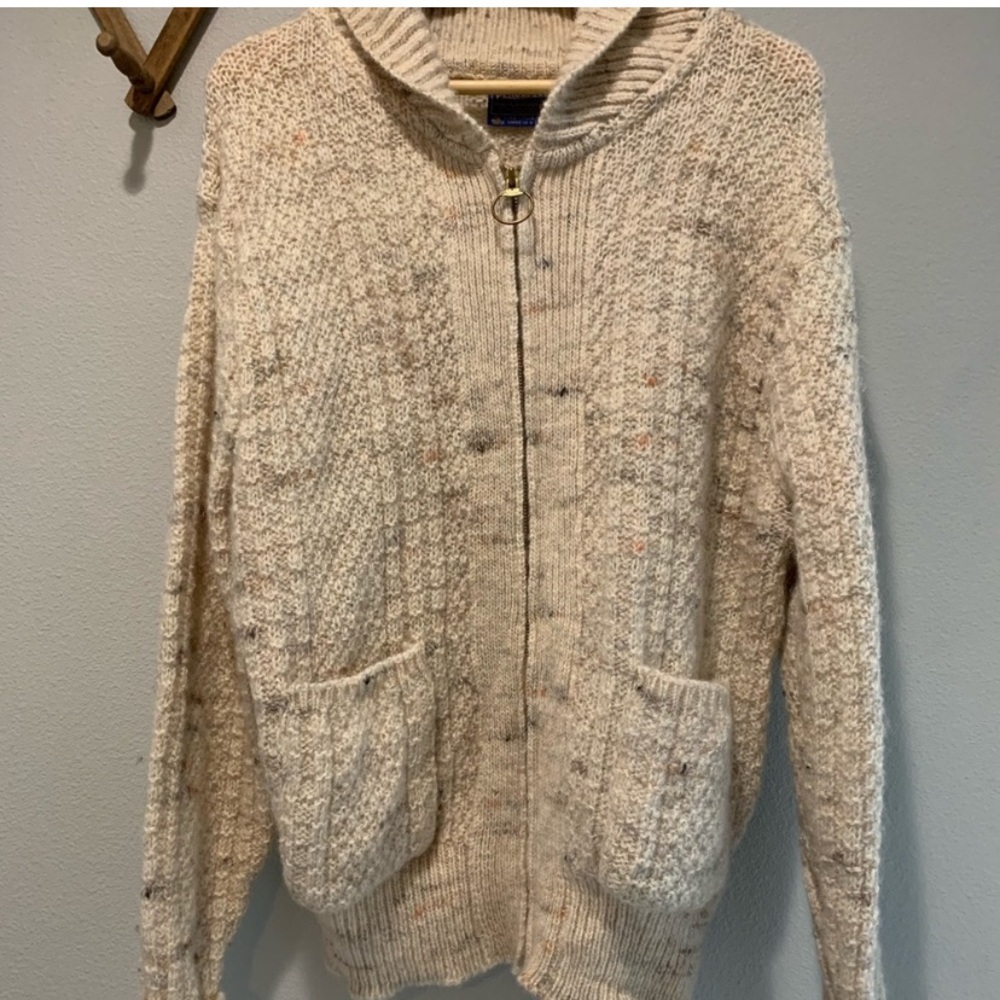 Pendleton wool zip up sweater